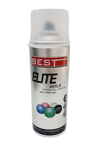Best Elite Sprey Boya Ral 9005 Mat Siyah 400ml Hızlı Kuruyan, K