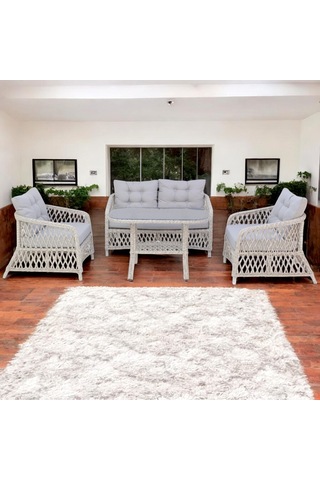 Marbella X Rehome İkili Rattan Bahçe Oturma Grubu 626 Bej - Krem