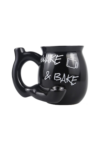 Skycity 300 Ml Seramik Kahve Fincanı - Ev Kadın Erkek Hediyesi, Halloween Noel Doğum Günü Partileri, Mikrodalga Ve Bulaşık Makinesine Uygun, Konforlu Tutamaklı Siyah