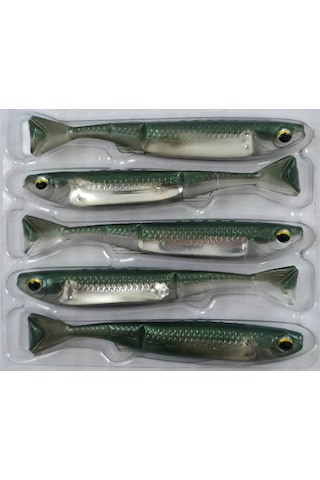Tokyotackle Wiggle Real Fish Silikon Balık Yem 7.5cm 5'li Paket P9s2510