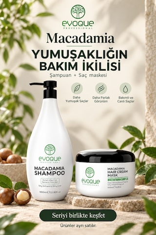 Evoque Macadamia Şampuan 1 L