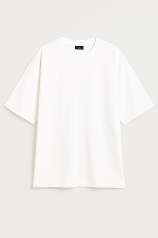 Erkek Bisiklet Yaka Oversize %100 Pamuk T-shirt Çok Renkli