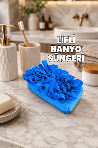 Destpak Lifli Banyo Duş Süngeri