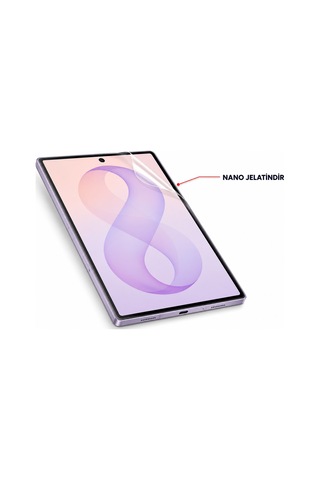 Samsung Galaxy Z Fold 8 Uyumlu Ön Body Şeffaf Ultra Koruyucu Nano Jelatin