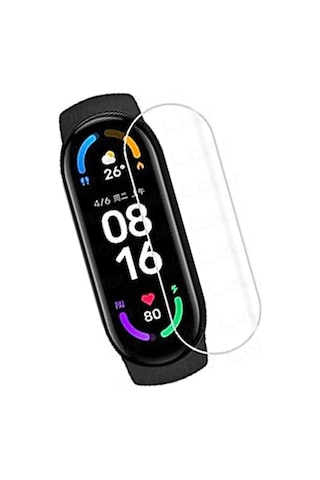 Newface Xiaomi Mi Band 5 Polymer Nano Ekran Koruyucu - Şeffaf