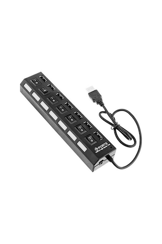 Lunatic 7448 7 Port Usb Hub Switch 40 Cm Çoklayıcı Çoğaltıcı Usb 2.0 - 480 Mbit/sn Veri Aktarım Hızı