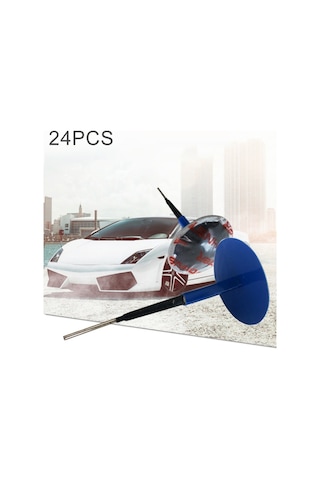 Sones 24 Adet 6mm Mantar Tırnak-lastik Filmi Lastik Soğuk Yama Filmi Kauçuk Lastik Tamir Kiti