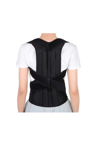 Unisex Siyah Kamburluk Önleyici Dik Durma Korse
