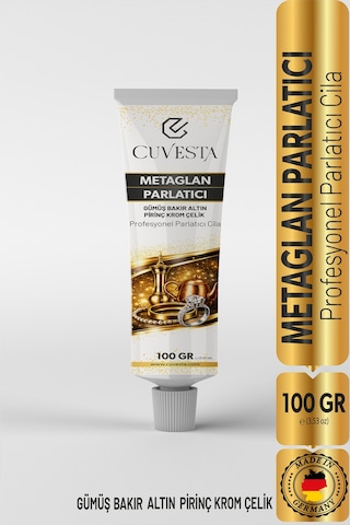 Cuvesta Metaglan Parlatıcı Gümüş/bakır/altın/krom/çelik/pirinç/nikel Parlatma Cilası Tekli 92939655