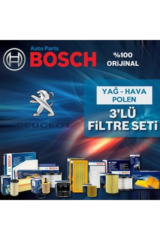Peugeot 308 1.6 Hdi Bosch Filtre Bakım Seti 2008-2011 (495584649)