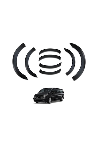 Mercedes Vito Çamurluk Koruma Dodik Seti 8 Parça 2015 Ve Üstü