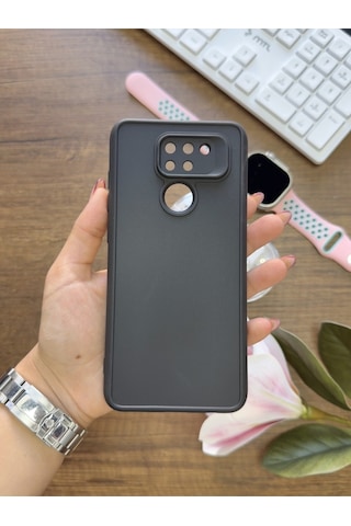 Redmi Note 9 Uyumlu Kamera Korumalı Darbeye Dayanıklı Renk Atmayan Keep Silikon Kılıf Siyah