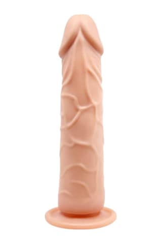 Hızlı Express Baile Güçlü Vantuzlu Damarlı Soft Realistik Penis Anal Dildo Vibratör