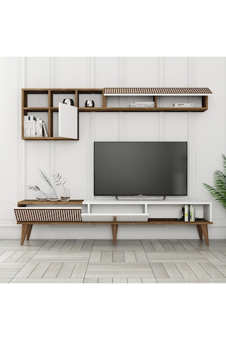 Variant Milan Tv Ünitesi - Ceviz / Beyaz