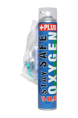 Stay Safe Oksijen Plus Oksijen Tüpü 4 x 185 G