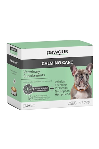 Pawgus Veteriner Serisi Köpekler Için Duygu Durum Dengeleyici Stres Yönetimi Sakinleştirici Takviye 30 x 2 G