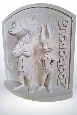 Zootropolis 15 Vm Boyutunda Beton Biblo Çocuk Boyama Etkinliği