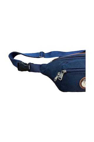 Monte Lui Unisex Kanvas Kumaş Bel Ve Çapraz Çanta Lacivert