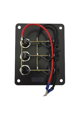 Sealux 3'Lü Dikey, Izoleli, Switch Panel, Sigortalı