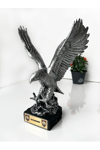 Türk Hava Kuvvetleri Askeri Kartal Hediyelik Ödül Figürü