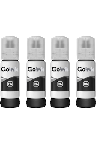 Goink Epson 103 Uyumlu Siyah Mürekkep Seti - 4 X 70ml Ekonomik Paket