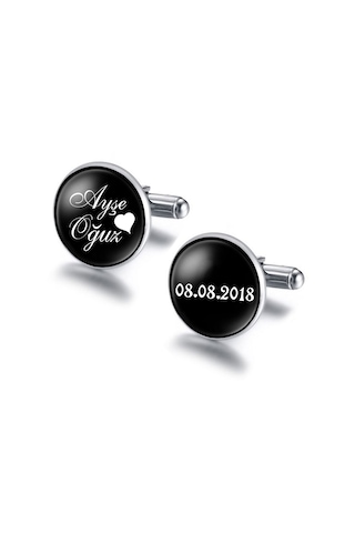 İsimli Tarihli Kol Düğmesi Kişiye Özel ler Kol Düğmeleri