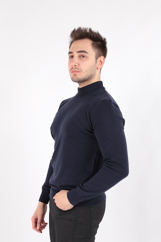 Brango 21050-fw Erkek Yarım Balıkcı Triko Kazak 21050-1597-R1078 Lacivert