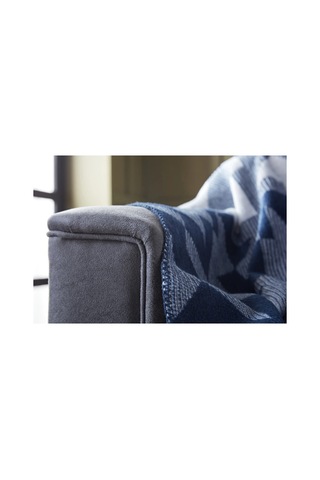 Doqu X Origami Battaniye Çift Kişilik Lacivert Diğer