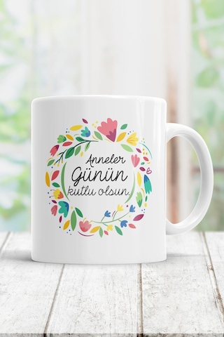 Anneler Günün Kutlu Olsun Kupa Bardak 98 Beyaz