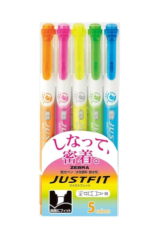 Highlighter Fit 5 Colors, Wkt17-5c, 5'li, 5 Renk Diğer
