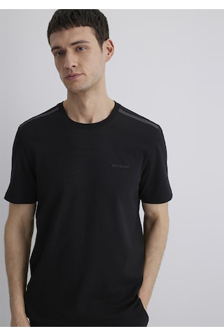 Mavi Siyah Erkek T-shirt M0612689-900 Siyah