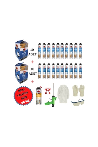 Poliüretan Termal Yalıtım Sprey Köpük 20adetx930gr