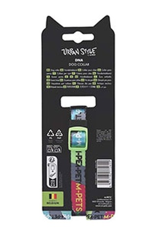 M-pets Urban Style Dna Köpek Boyun Tasması Xsmall 15,2-25,4 Cm 244-58057.01 Çok Renkli