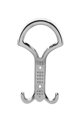 5 Adet Noktalı Krom Metal Portmanto Vestiyer Duvar Askısı Dolap Elbise Askılığı Askılık Askılığı Çok Renkli