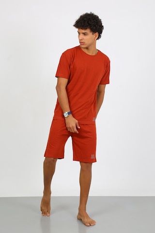 Akbeniz Erkek Pamuk Lakost Alt Üst Kaprili Pijama Takım Kremit 6872 Kiremit