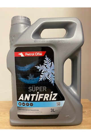 Petrol Ofisi Mavi Antifriz 3litre 2024 Üretim