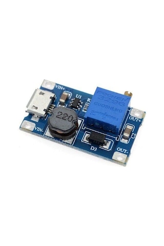 Mt3608 2a Dc-dc Voltaj Yükseltici Güç Modülü - Micro Usb Çıkış