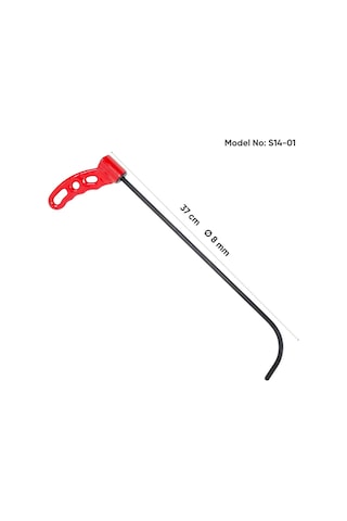 43 Cm 8mm 360 Derece Döner Başlı Yassı Kapalı Uçlu Kılıç Çubuk - S14-01