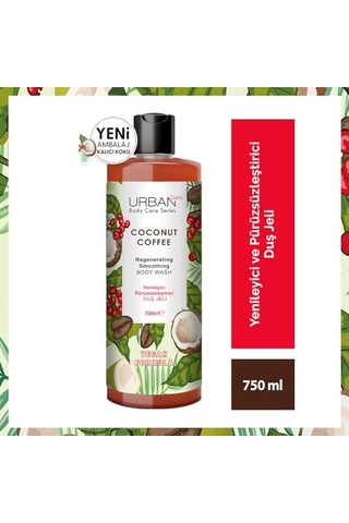 Urban Care Coconut Coffee Yenileyici Ve Pürüzsüzleştirici Duş Jeli, 750 Ml Acai Üzümü