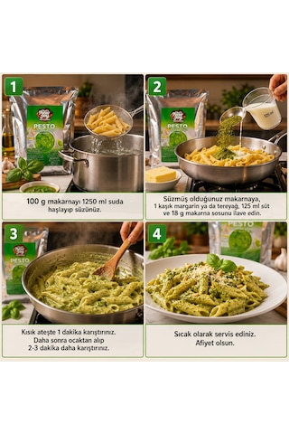 Chefs New Joy Pesto Makarna Sosu Toz 1 KG