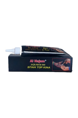 Kızıl Kırmızı Doğal Tüp Kına 30 Gr +siyah Doğal Tüp Kına 30 Gr Pratik Kına