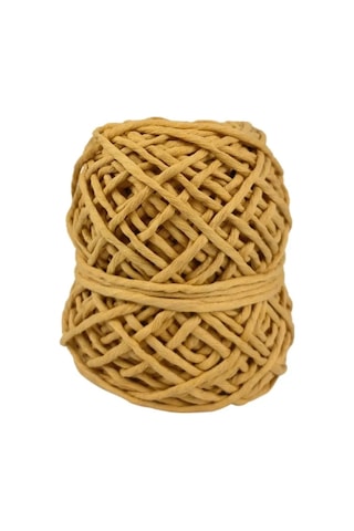 Makrome İpi 3 Mm 250 Gr Hardal Duvar Süsü, Çanta, Sepet Ve Dekoratif Hobi İpi