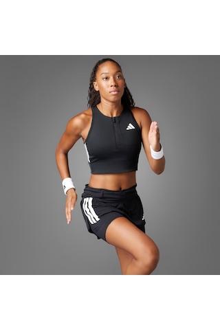 Adidas Adizero Running Gel Pocket Crop Kadın Atlet C-adıjn7162b30a00 Siyah
