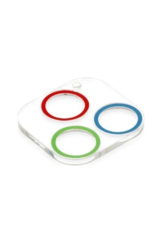 Mey İthalat Apple, Uyumlu iPhone 13 Pro Max Renkli Kamera Lens Koruma Cam - Mavi-yeşil