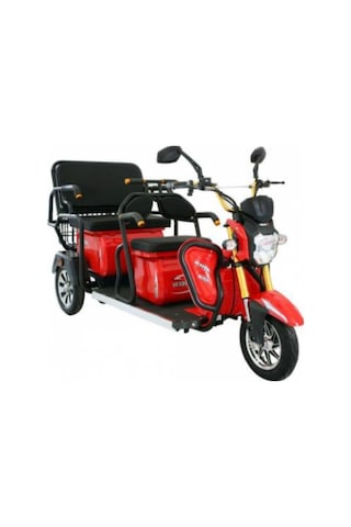 Çift Koltuklu 3 Kişilikli 3Tekerlekli Elektrik Motosiklet Brandas