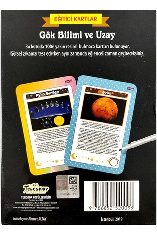 Gök Bilimi Ve Uzay Eğitici Kartlar - Etkinlik Kartları