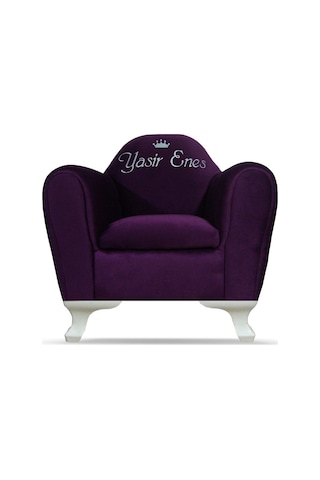 Isme Özel Çocuk Koltuğu Patlıcan Moru (224233898) Mor