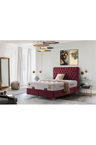 Lima Ortopedik Antialerjik 30cm 120 200 Yatak-baza-başlık Seti 120 x 200