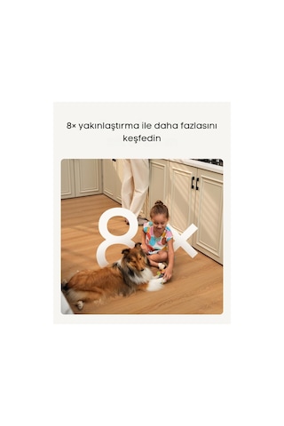 Eufy Iç Mekan Kamerası S350, 4k, Çift Kamera, 8 Zoom, Aı Destekli Hareket Algılama Kamera Sistemi