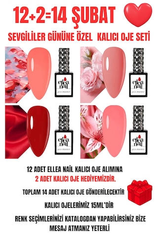 ELLEA NAIL Kalıcı Oje Seti 14 Şubat